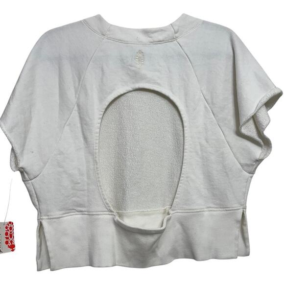 Free People Movement NWT’s Meditate cut out light sweatshirt. Size small - Picture 2 of 7